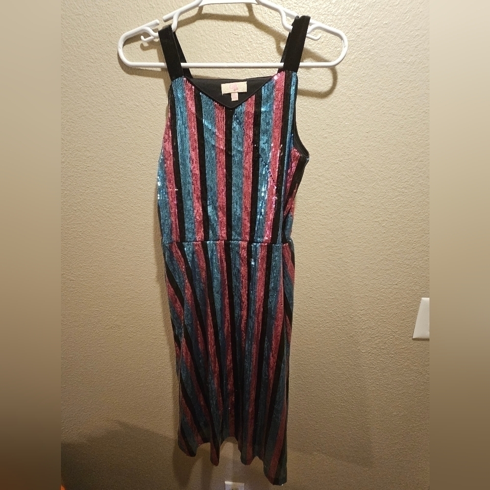 GIANNI BINI GIRLS XL Sequins Party Dress